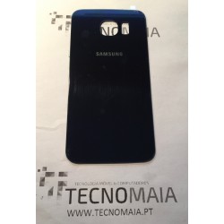 Tampa de Bateria Samsung S6 G920F Azul escura brilhante