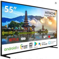 TV LED HITACHI ANDROID 55" 4K HDR READY BLUETOOTH 55HAK5450
